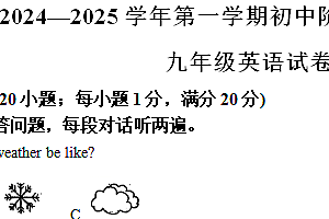 江苏省镇江市2024-2025学年九年级上学期期中英语试题(含解析)