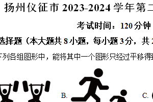扬州仪征市2023-2024学年第二学期七年级期末数学试题（含解析）
