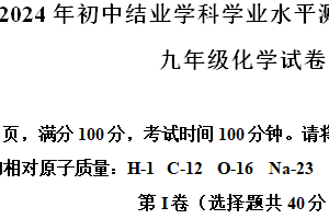 2024年江苏省镇江市中考模拟化学试题II（含解析）