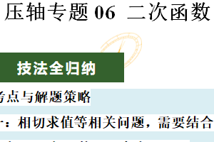 压轴专题06 二次函数（与圆结合问题）-2025年中考数学压轴题专项训练（13页）（江苏专用）