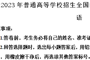 2023年江苏省高考语文真题试卷（新课标Ⅰ卷）（含解析）