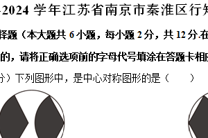 江苏省南京市秦淮区行知中学2023-2024学年八年级（下）期末数学试卷（含答案）