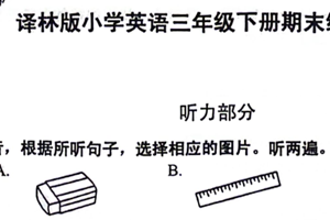 江苏省徐州市云龙区2023-2024学年三年级下学期期末英语试题（含答案）