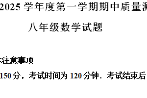 江苏省南通市启东市2024-2025学年八年级上学期11月期中数学试题（含解析）