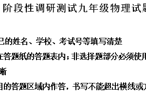 江苏省常州市溧阳市2024-2025学年九年级上学期11月期中物理试题（含解析）