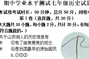 江苏省淮安市金湖县2024-2025学年部编版七年级上学期期中试卷（含答案）