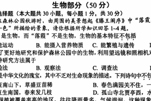 江苏省宿迁市沭阳县2024-2025学年七年级上学期11月期中生物试题（含答案）