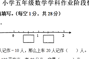 2024-2025学年江苏省苏州市多校苏教版五年级上册期中测试数学试卷（含解析）