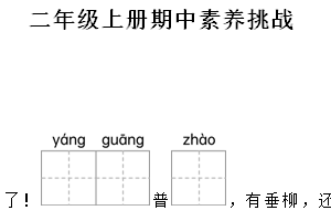 2024-2025学年江苏省徐州市鼓楼区徐州市民主路小学统编版二年级上册期中考试语文试卷（含解析）