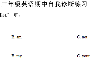 2024-2025学年江苏省南京市六合区译林版（三起）三年级上册期中测试英语试卷（含解析）