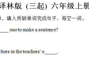 2024-2025学年江苏省南京市六合区译林版（三起）六年级上册期中测试英语试卷（含解析）