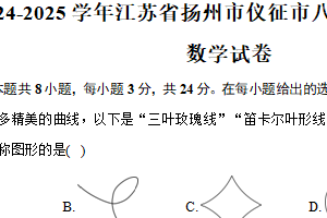 江苏省扬州市仪征市2024-2025学年八年级（上）期末数学试卷（含答案）