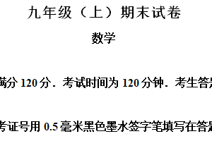 江苏省南京鼓楼区2024-2025学年九年级上学期期末数学试卷（含解析）
