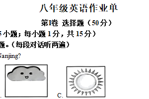江苏省南京市玄武区2024-2025学年八年级上学期期末考试英语试题（含解析）