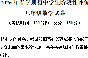2025年江苏省泰州市兴化市中考一模数学试题（含解析）