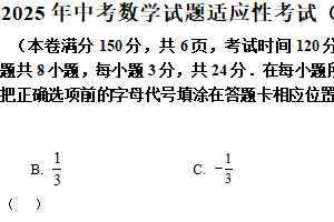 江苏省连云港市赣榆区、灌云县2025年中考二模联考数学试卷（含解析）