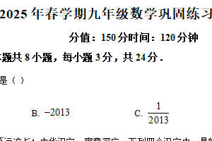 江苏省盐城市射阳县实验初级中学2024-2025学年九年级下学期3月月考数学试题(普通班）（含解析）