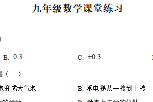 江苏省盐城市阜宁县实验初级中学2024-2025学年九年级下学期3月月考数学试题（含解析）