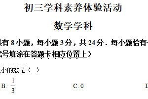 江苏省扬州市梅岭集团2024-2025学年九年级下学期3月月考数学试题（含解析）