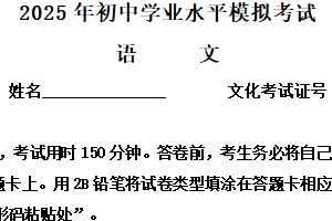 2025年江苏省徐州市中考模拟语文试题（含解析）