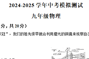 2025年江苏省连云港市东海县初级中学中考二模物理试题（含解析）