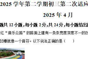 2025年江苏省无锡市锡山高级中学中考二模物理试卷（含解析）