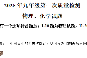 2025年江苏省徐州市铜山区、睢宁县、邳州市等六区县中考一模物理试题（含解析）