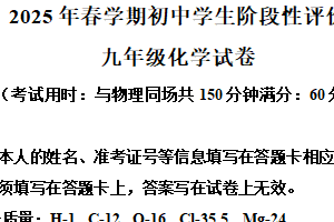 2025年江苏省泰州市兴化市中考二模化学试题（含解析）