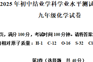 2025年江苏省镇江市经开区九年级化学二模试卷（含解析）