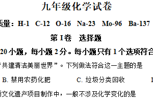 江苏省扬州市江都区邵樊片2024-2025学年九年级下学期第一次月考化学试题（含解析）