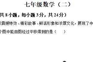 江苏省淮安市经济开发区教育局2024-2025学年七年级下学期4月期中数学试题（含解析）