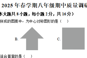 江苏省常州市金坛区2024-2025学年下学期八年级数学期中质量调研试卷（含解析）