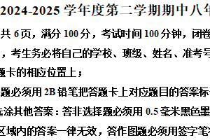 江苏省宿迁市宿豫区2024-2025学年八年级下学期期中物理试题（含解析）