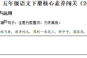 2024-2025学年江苏省徐州市新沂市统编版五年级下册期中考试语文试卷（含解析）