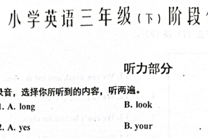 江苏省泰州市兴化市2024-2025学年三年级下学期期中英语试题（含答案）