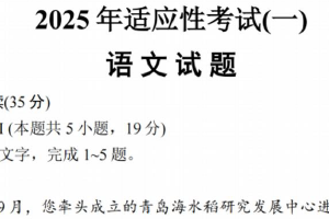 江苏省南通市如皋市2024-2025学年高三下学期开学考试语文试卷（含解析）