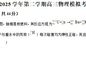 2025届江苏省南京市临江高级中学二模物理试题（含解析）