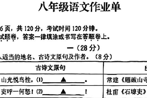 江苏省南京市玄武区2024-2025学年八年级下学期期末考试语文试题（无答案）