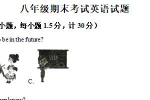 江苏省徐州市沛县五中联盟学区2024-2025学年八年级下学期期末考试英语试题（含解析）