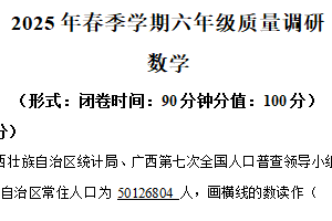 2024-2025学年江苏省南京市江宁区苏教版六年级下册期末测试数学试卷（含解析）