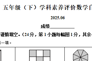 2024-2025学年江苏省泰州市兴化市苏教版五年级下册期末测试数学试卷（含解析）
