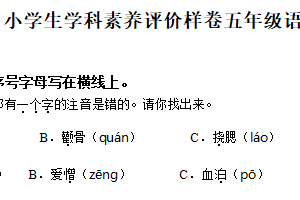 2024-2025学年江苏省镇江市丹徒区统编版五年级下册期末考试语文试卷（含解析）