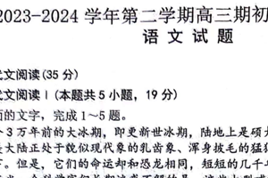 江苏省扬州市高邮市2023-2024学年高三下学期开学语文试题（含答案）