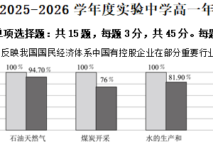 江苏省南通市海安市实验中学2025-2026学年高一上学期1月月考政治试题（含解析）