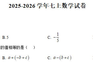 江苏省南京仙林外国语学校2025-2026学年上学期七年级数学1月月考试卷（含解析）