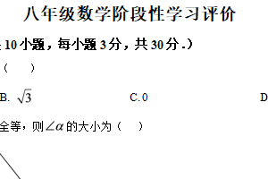 江苏省镇江市丹徒区宜城五校2025-2026学年八年级上学期12月月考数学试题（含解析）
