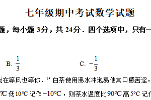 江苏省徐州市沛县五中联盟学区2025-2026学年七年级上学期11月期中数学试题（含解析）