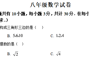 江苏省镇江市丹阳市2025-2026学年八年级上学期11月期中数学试题（含解析）