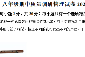 江苏省常州市实验初级中学2025-2026学年八年级上学期11月期中物理试题（含解析）
