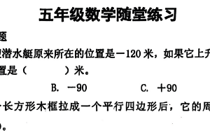 江苏省盐城市阜宁县2025-2026学年五年级上学期期中随堂数学试题（无答案）